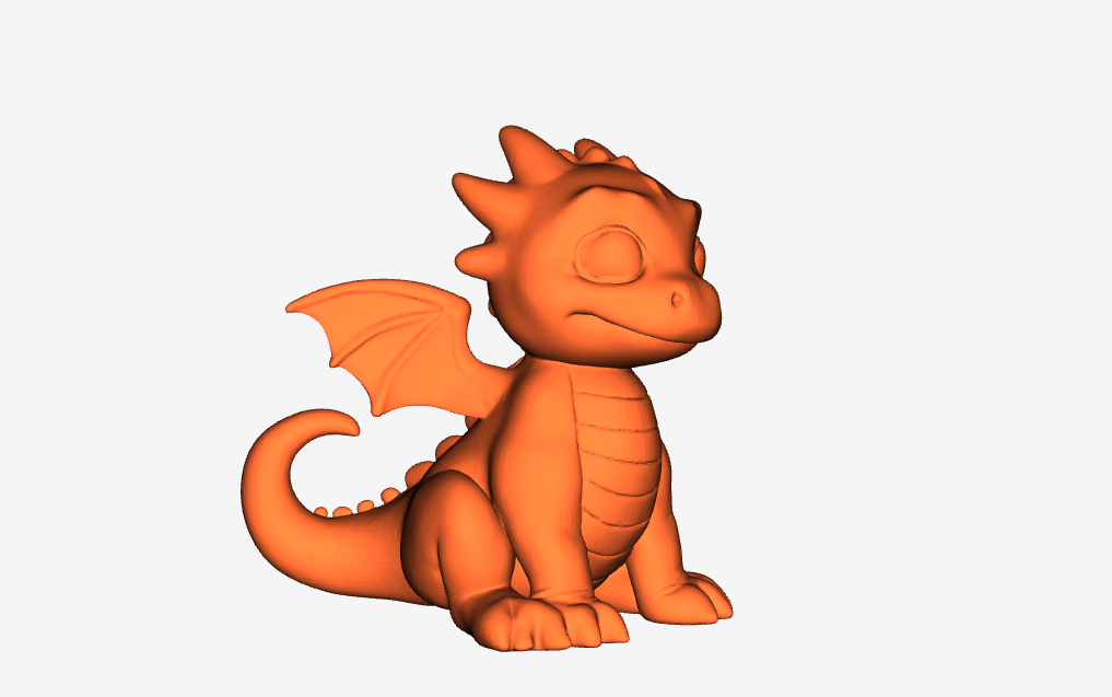 artistic statue STL-digital art figurines_Baby Dragon