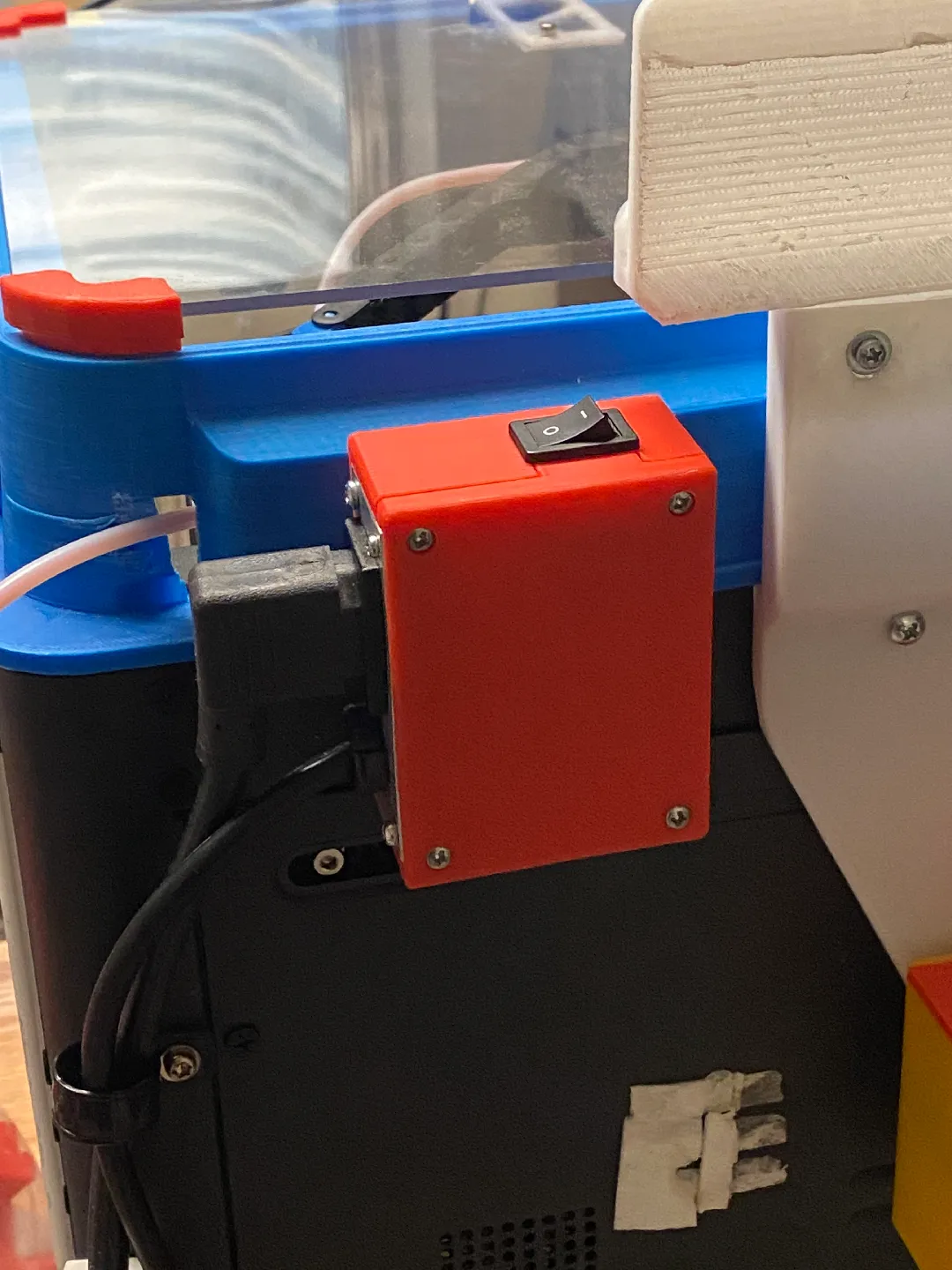 functional 3D components-engineering 3D print models_FlashForge AD5M Front Access Power Switch Mod