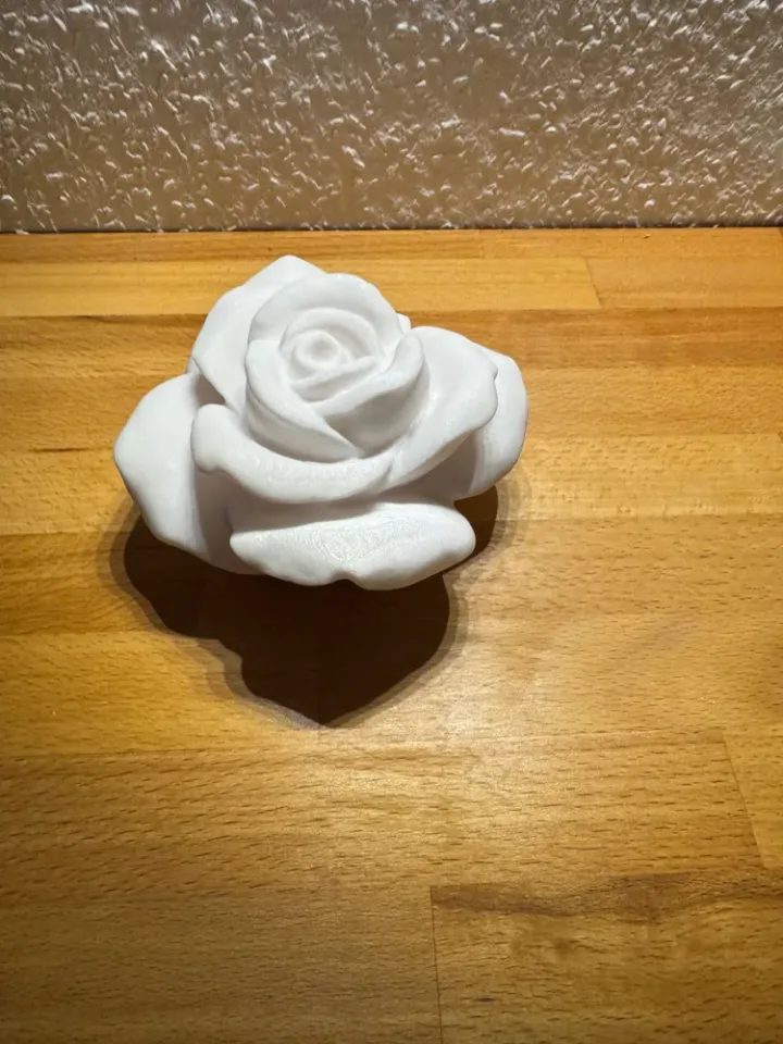 artistic statue STL-digital art figurines_Simple 3D Rose Model