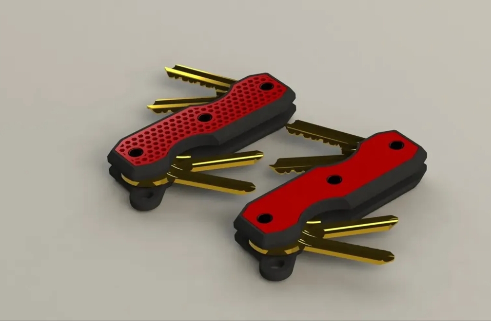 everyday 3D models-desktop gadget STL_Customizable key holder 