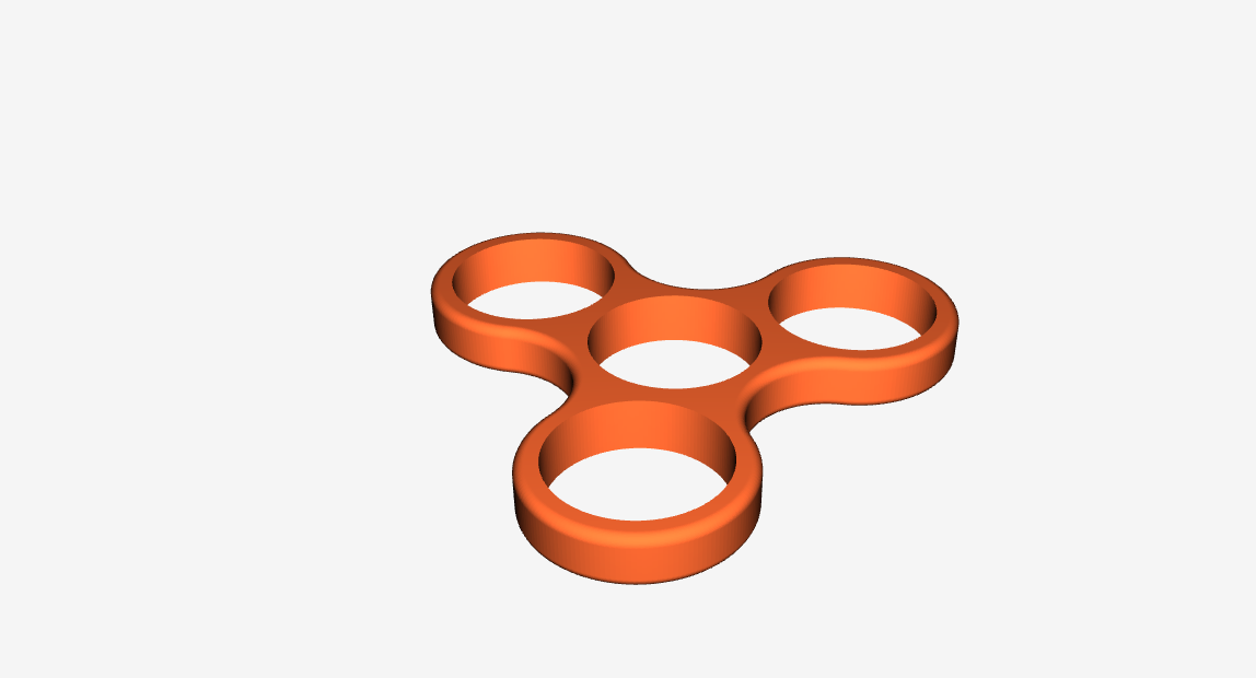 garden toy STL-flying toy 3D model_tri spinner