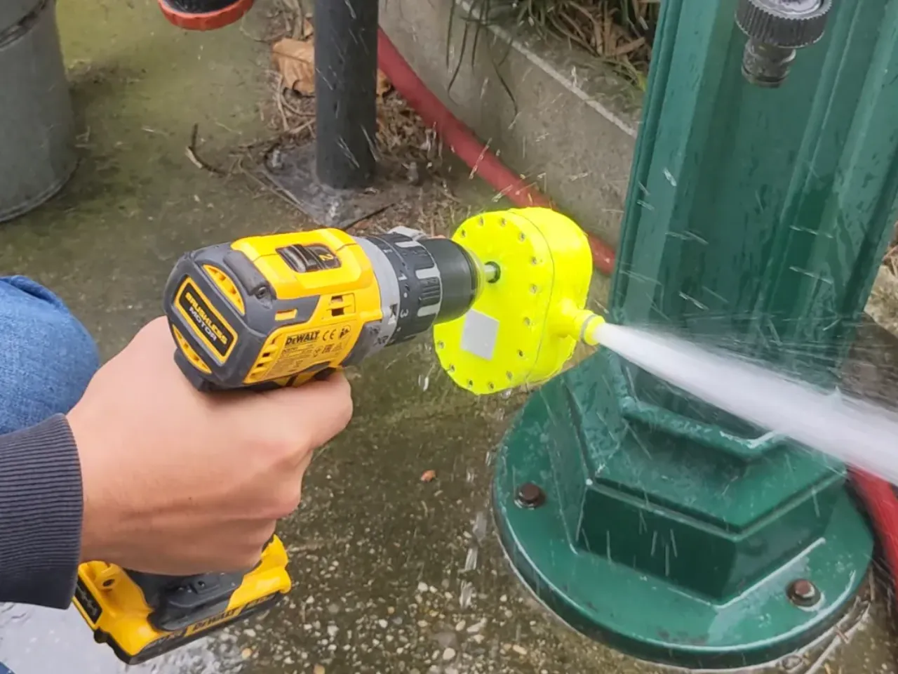 functional 3D components-engineering 3D print models_Drill gear pump 