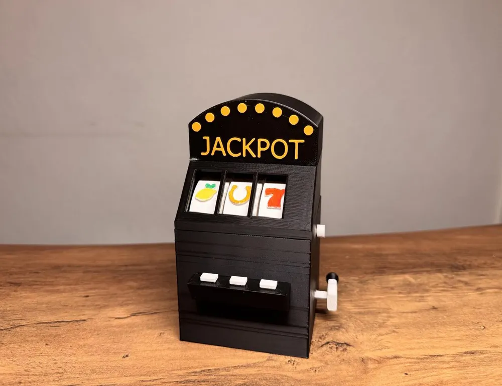 superhero STL files-collectible 3D figurines_Complete Slot Machine from RiverLee