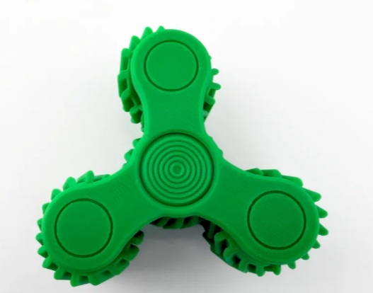 smartphone stand STL-tablet holder 3D model_Overengineered Gear Spinner