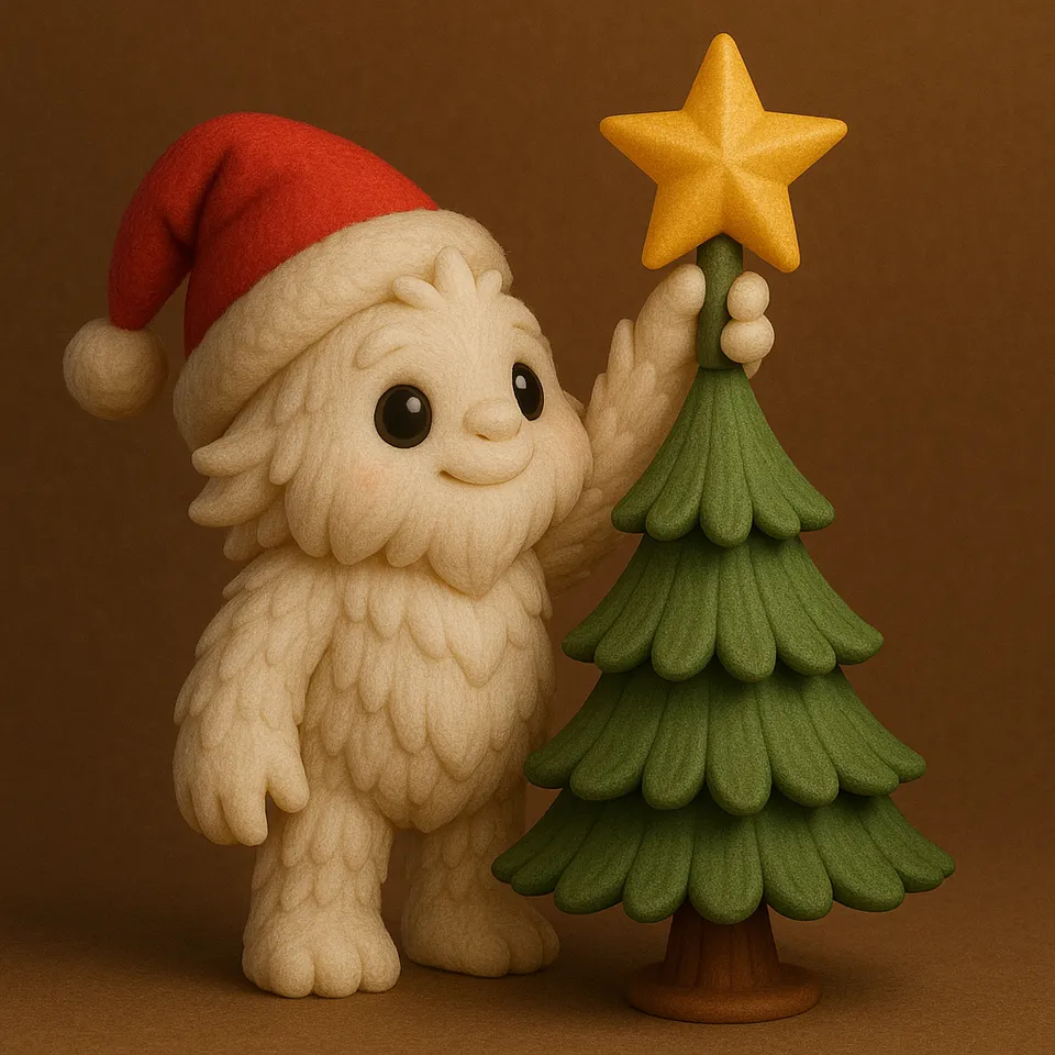 artistic statue STL-digital art figurines_Baby Yeti