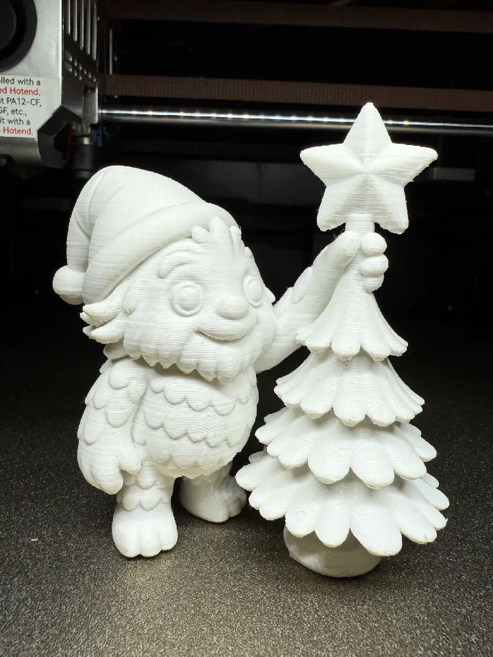 artistic statue STL-digital art figurines_Baby Yeti