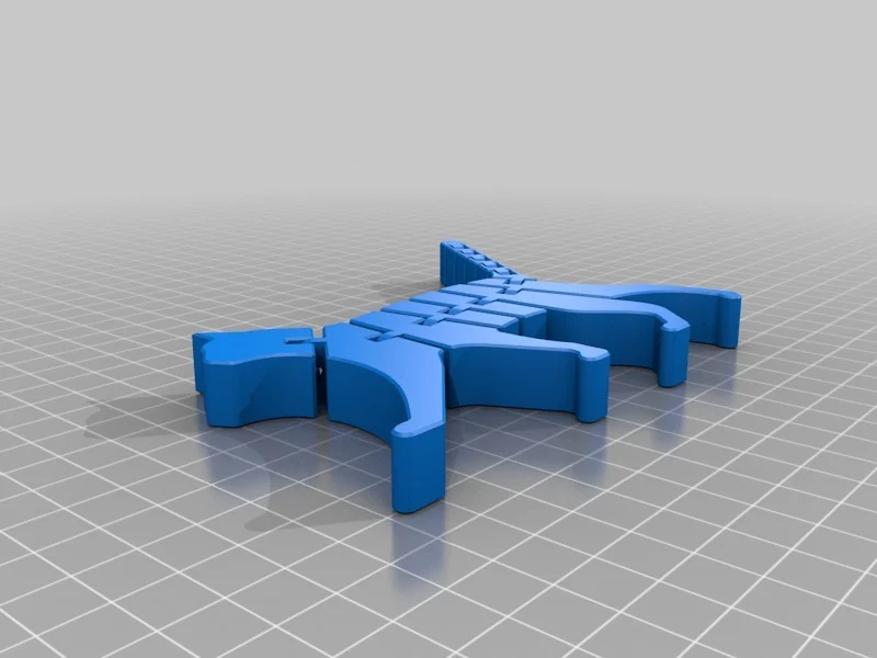 modular toy parts-interlocking 3D models_Flexi Cat