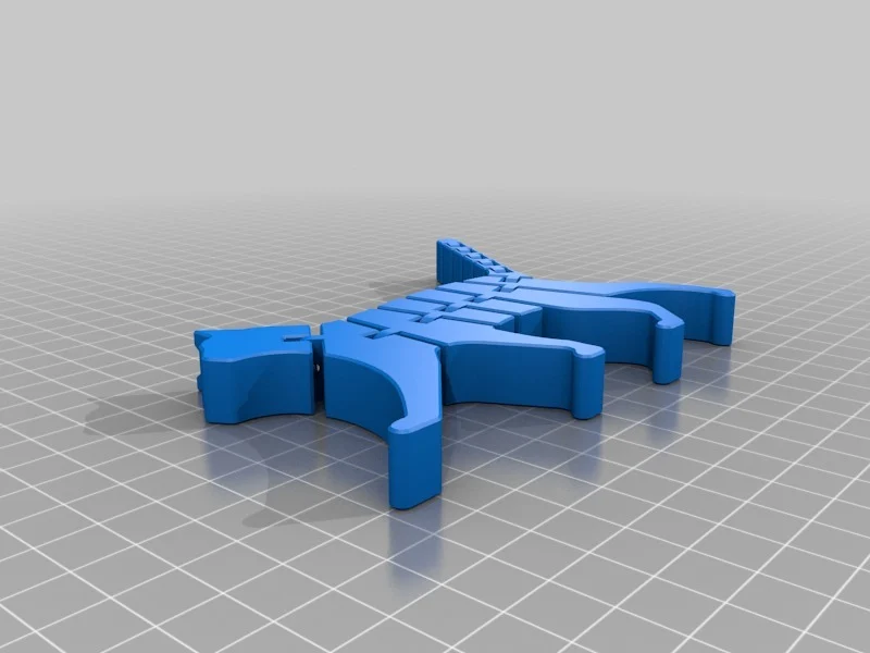 modular toy parts-interlocking 3D models_Flexi Cat