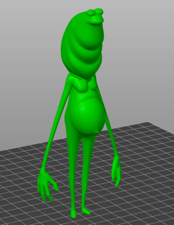 artistic statue STL-digital art figurines_Marcus the Worm