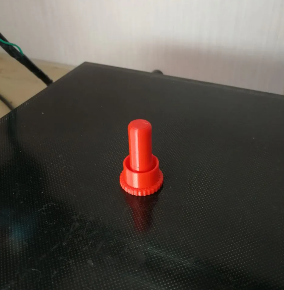 functional 3D components-engineering 3D print models_Switch Button Replacement