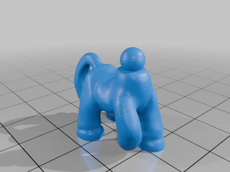 artistic statue STL-digital art figurines_LPS Donkey