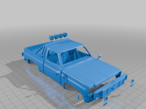 custom automotive 3D models-3D printable vehicle accessories_Lamborghini Gallardo Style Super Car – 1:24 Scale