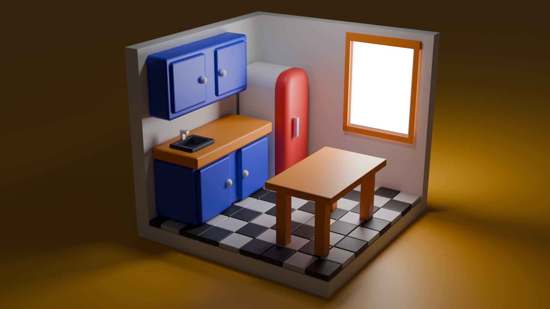 armor STL files-3D printable cosplay gear_Stylized Cartoon Kitchen – Free 3D Model
