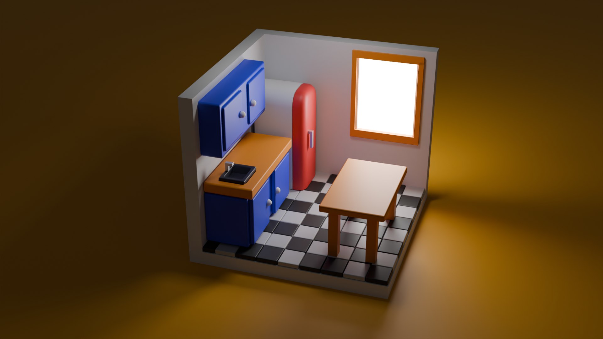 armor STL files-3D printable cosplay gear_Stylized Cartoon Kitchen – Free 3D Model