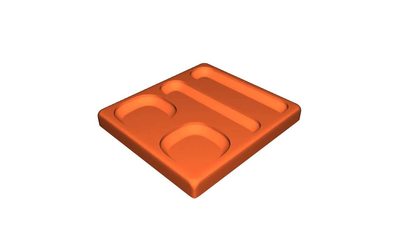 wearable gadgets STL-fantasy costume parts_Rounded Desk Organizer Tray