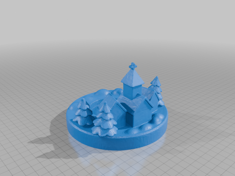 custom logo STL-embossed 3D sign designs_Christmas tealight