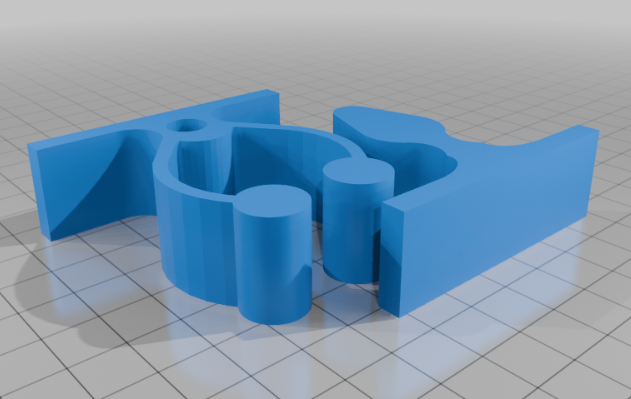 functional 3D components-engineering 3D print models_doors_clamp_heavy-duty_doublesided_adhesive