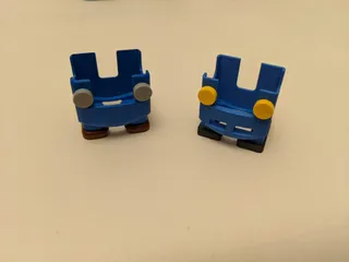 modular toy parts-interlocking 3D models_Mario Lego Pants