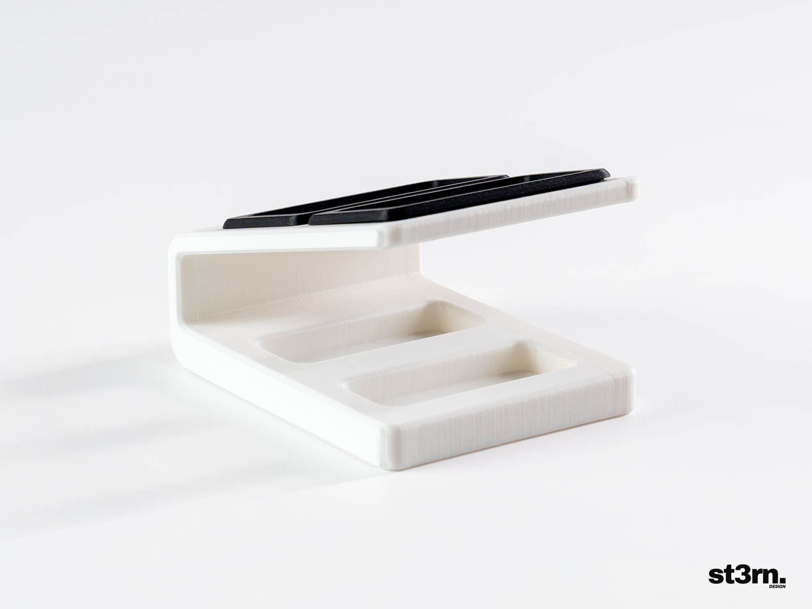 raspberry pi case STL-Arduino housing 3D model_Summary Remote holder for 2 remotes, with attachab