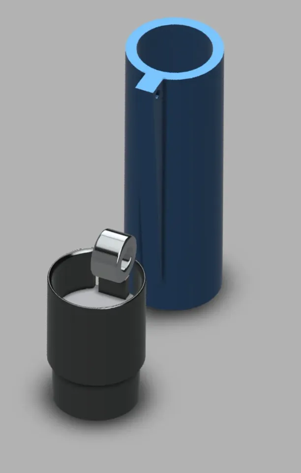 wearable gadgets STL-fantasy costume parts_Cigarette Lighter Shaped Keychain