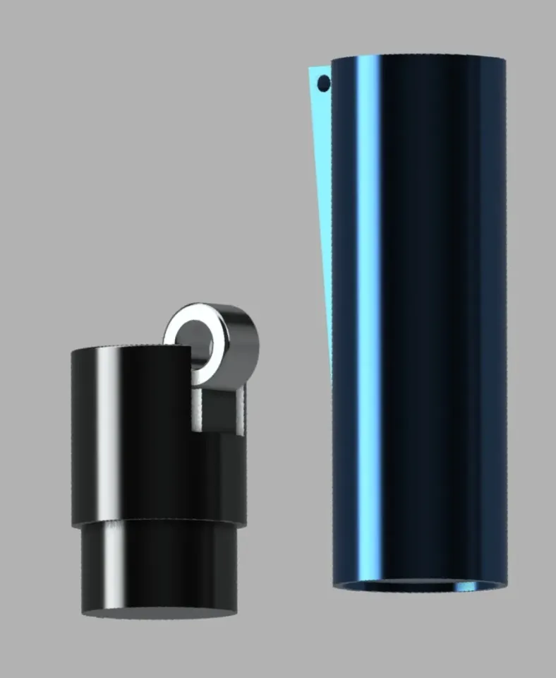 wearable gadgets STL-fantasy costume parts_Cigarette Lighter Shaped Keychain