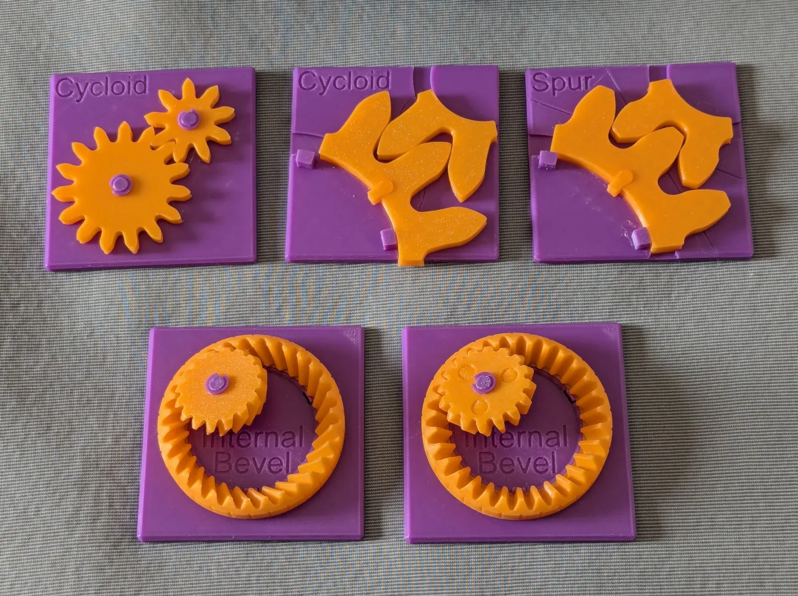 functional 3D components-engineering 3D print models_Educational Gear Examples