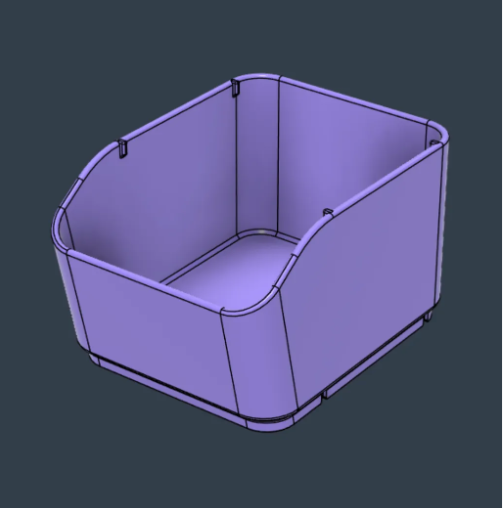 3D printed wall decor-hanging 3D art designs_Stackable Box - FORMAstudios Box001