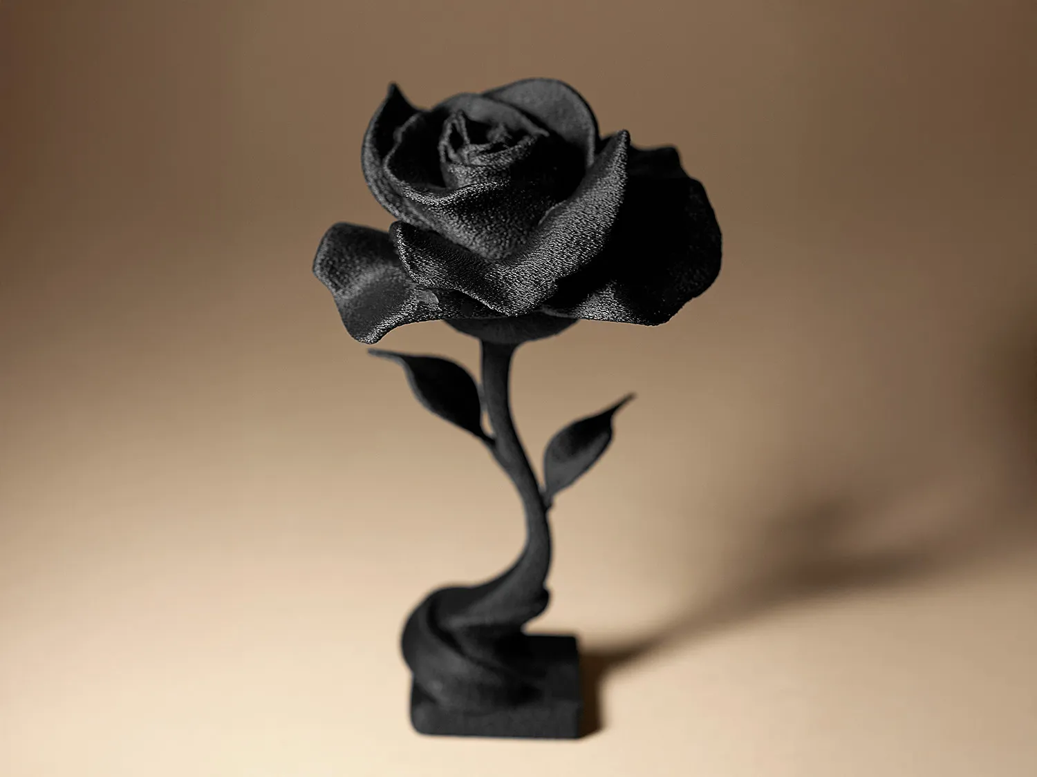 3D printed wall decor-hanging 3D art designs_Rose Decor