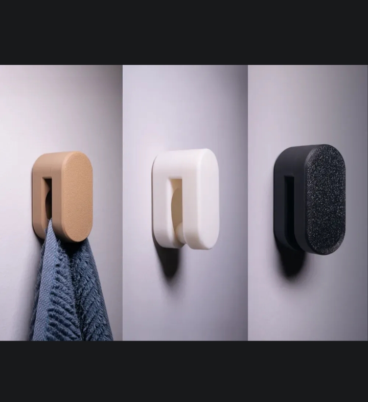 smartphone stand STL-tablet holder 3D model_Auto-locking Towel Hanger