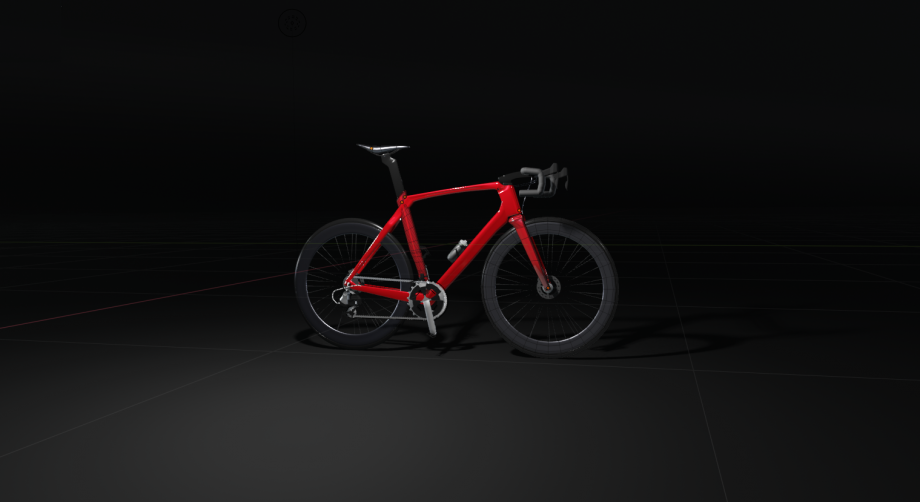 garden toy STL-flying toy 3D model_High-Quality Red Road Bike 3D