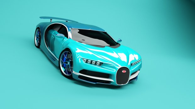 garden toy STL-flying toy 3D model_Bugatti Chiron 2017 Sports Car 3D Model – Blender 