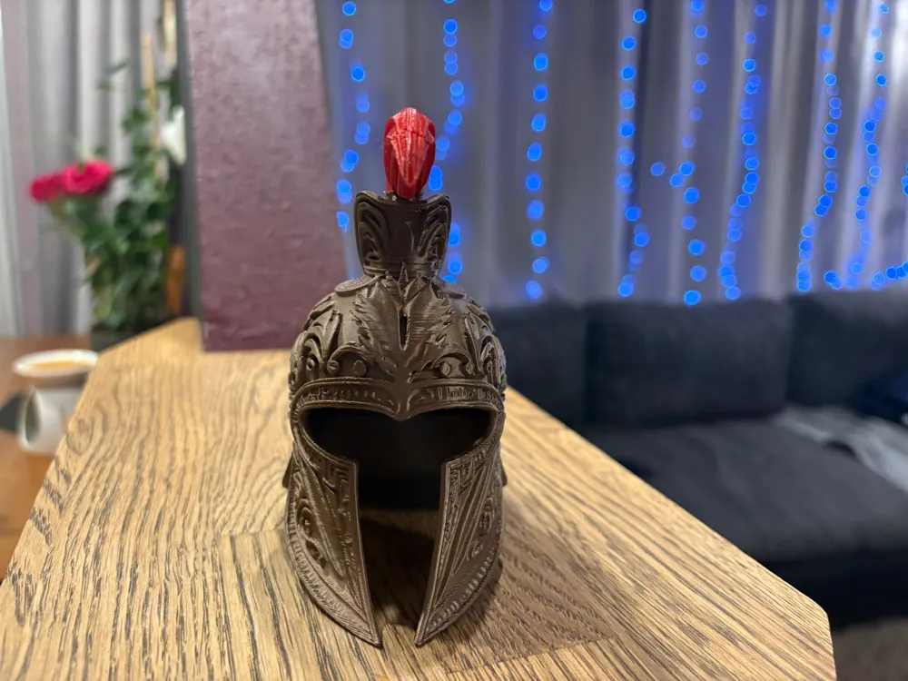 wearable gadgets STL-fantasy costume parts_Sparta Helmet | Uncompromising Protection. Unbound