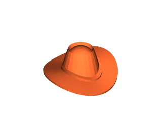wearable gadgets STL-fantasy costume parts_Cowboy Hat