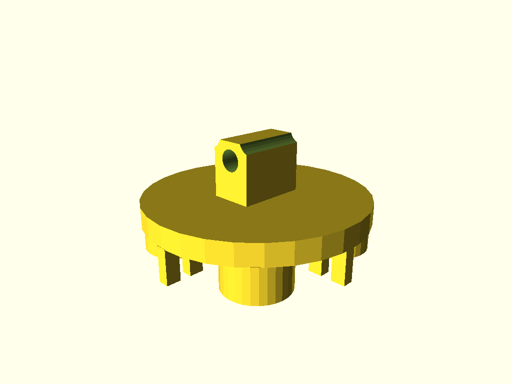 functional 3D components-engineering 3D print models_yellow
