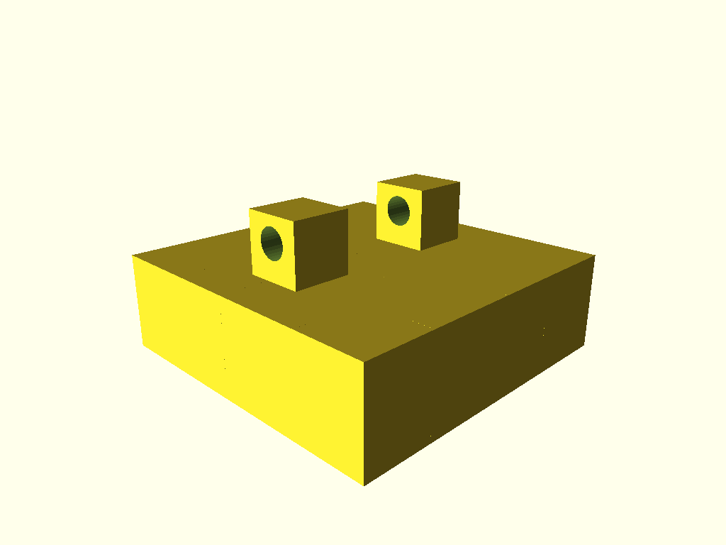 functional 3D components-engineering 3D print models_yellow
