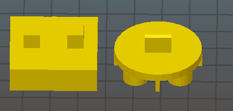 functional 3D components-engineering 3D print models_yellow