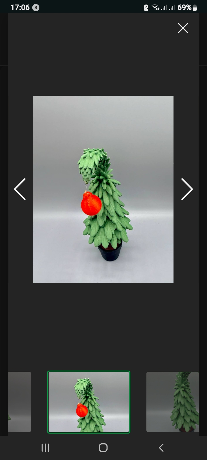 artistic statue STL-digital art figurines_Funny Christmas tree