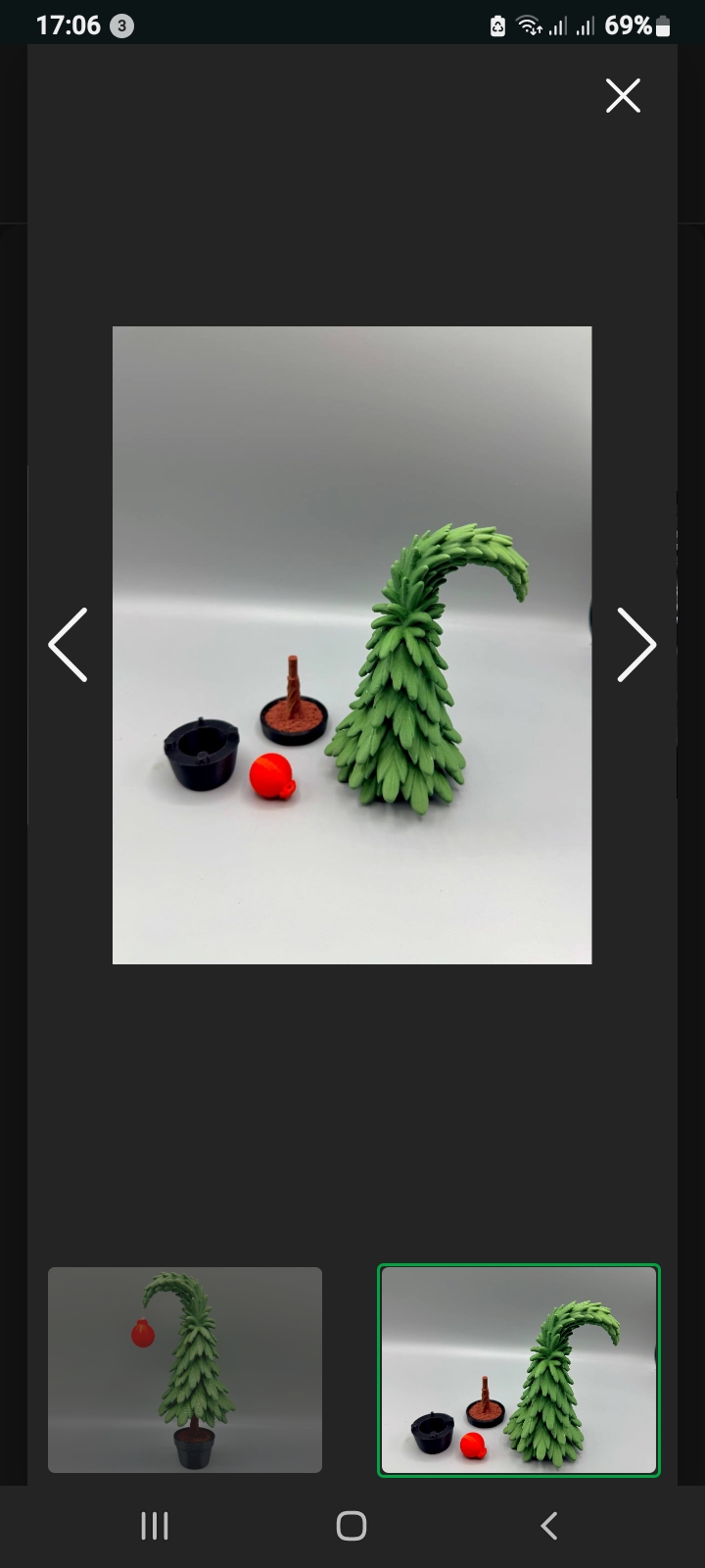 artistic statue STL-digital art figurines_Funny Christmas tree