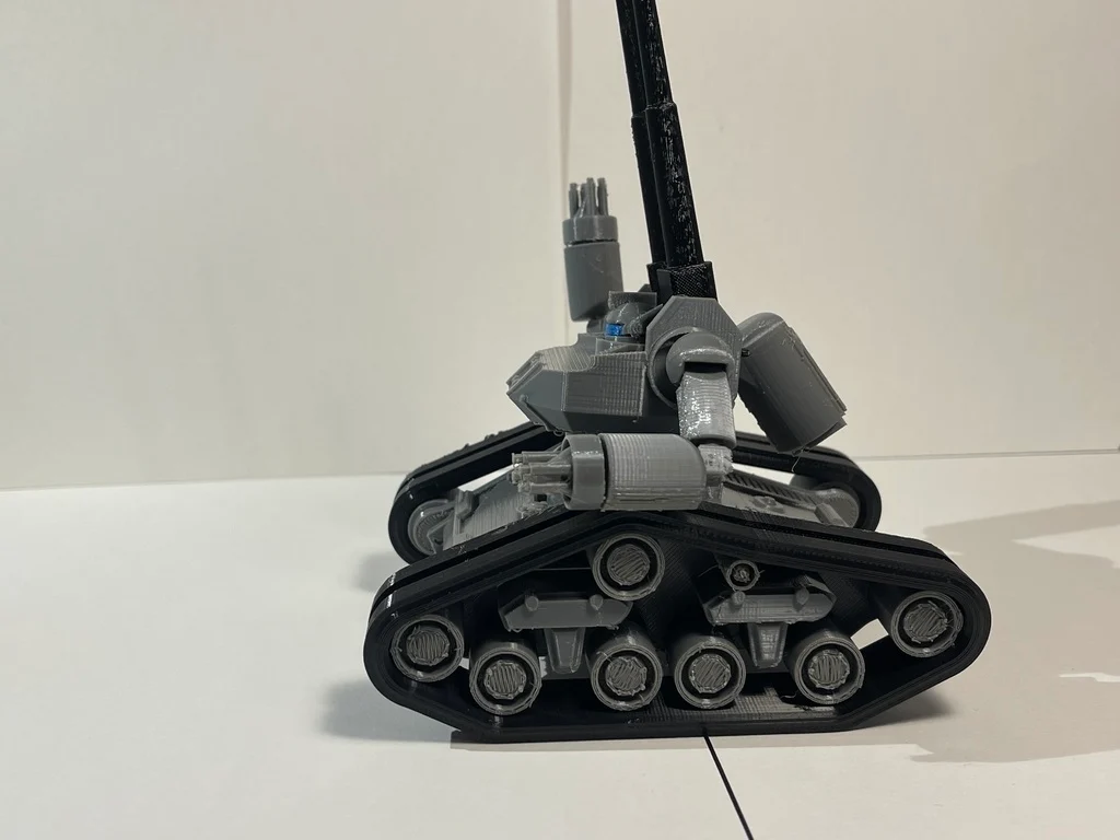 functional 3D components-engineering 3D print models_RX-75 Guntank Mechanical 3D Printed Mecha Tank