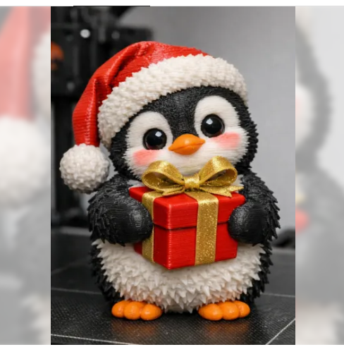 wearable gadgets STL-fantasy costume parts_Christmas Penguin