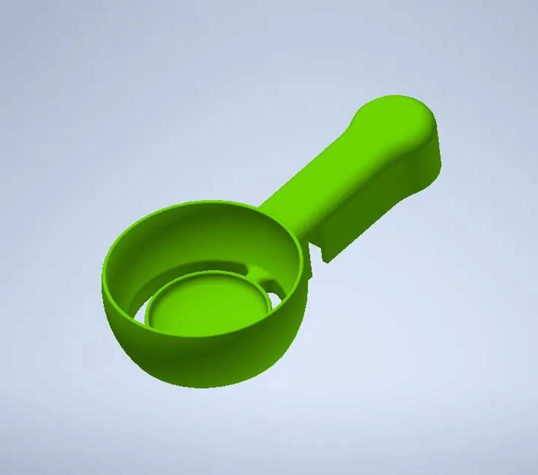 everyday 3D models-desktop gadget STL_Egg Yolk Separator – Easy Kitchen Tool (1 STL)