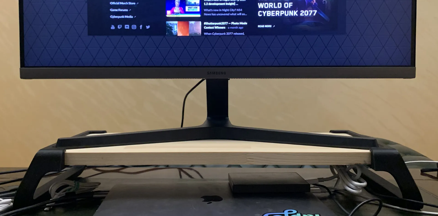 smartphone stand STL-tablet holder 3D model_Adjustable Monitor Stand 3D STL File