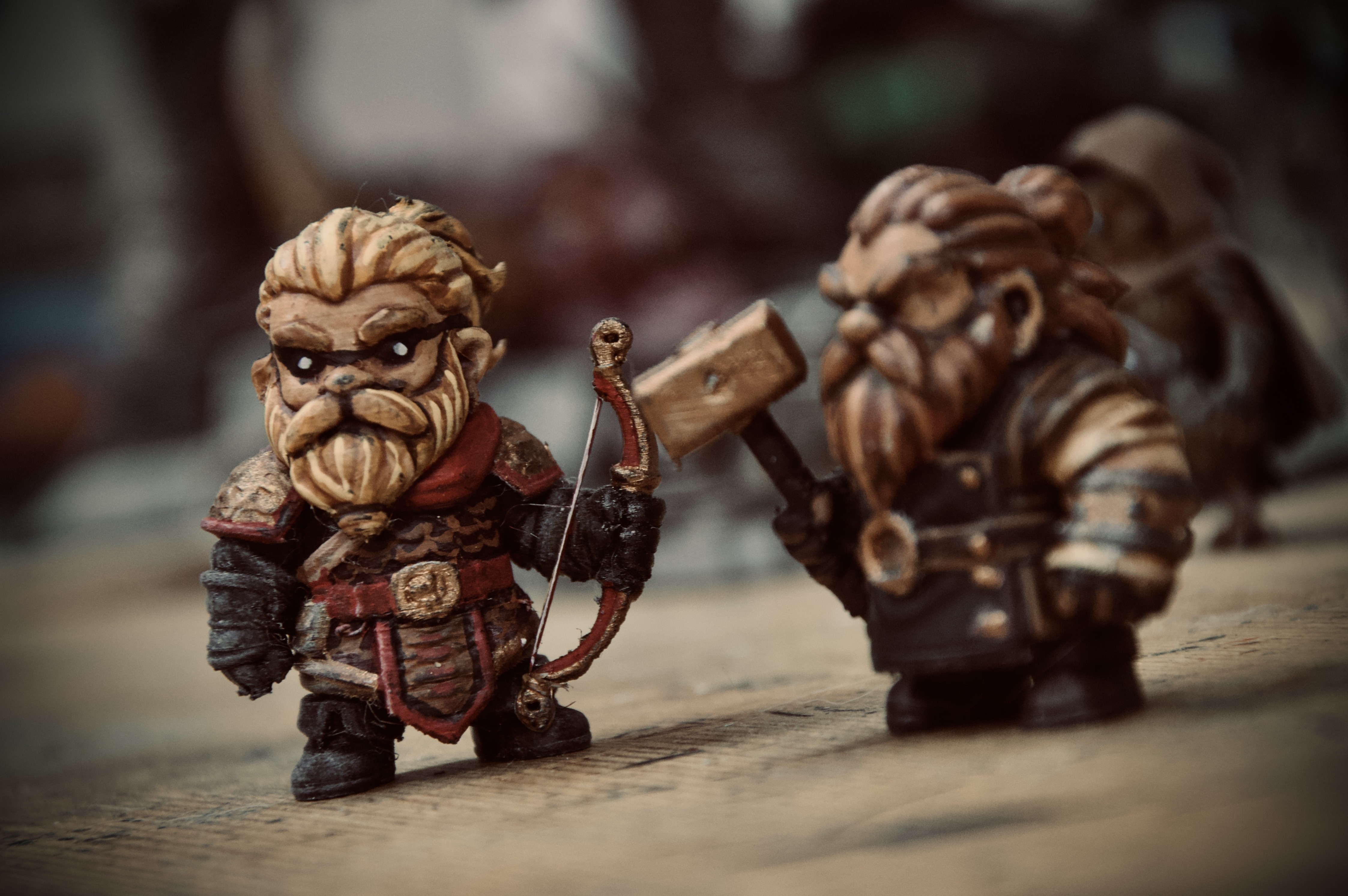 modular toy parts-interlocking 3D models_Dwarf Blacksmith Miniature – Thorin Ironhand | DnD