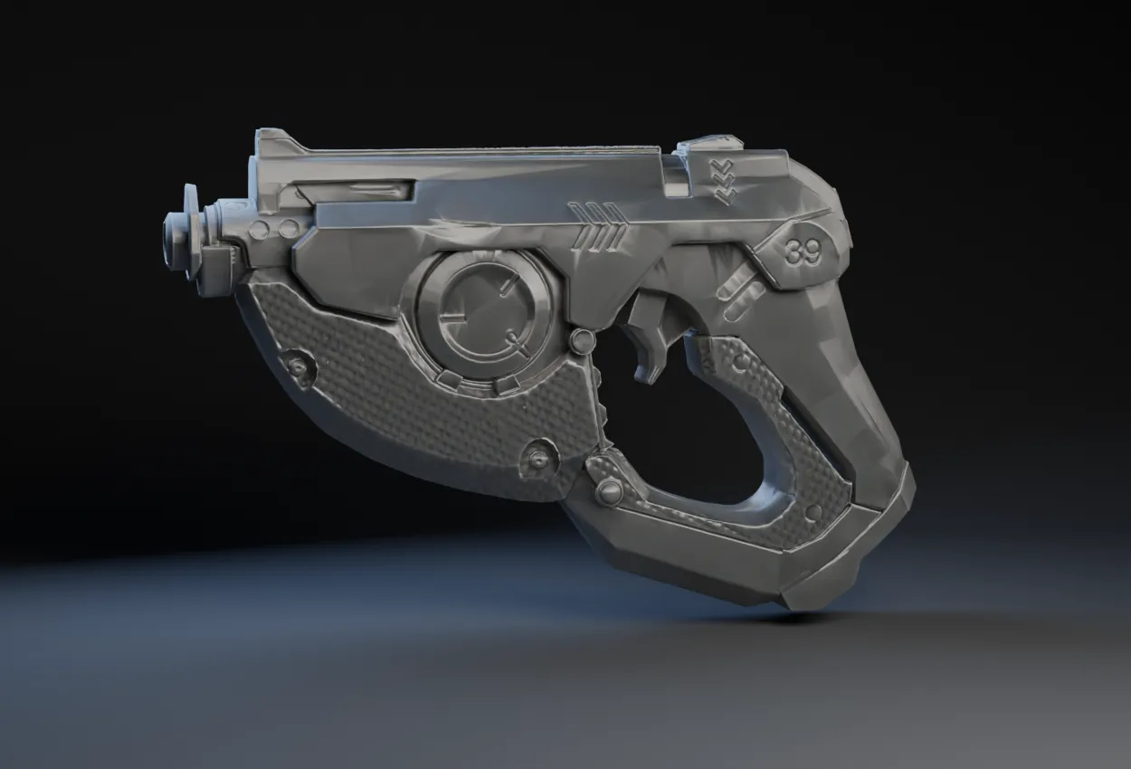 armor STL files-3D printable cosplay gear_Tracers Gun