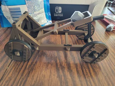 modular toy parts-interlocking 3D models_medieval catapult