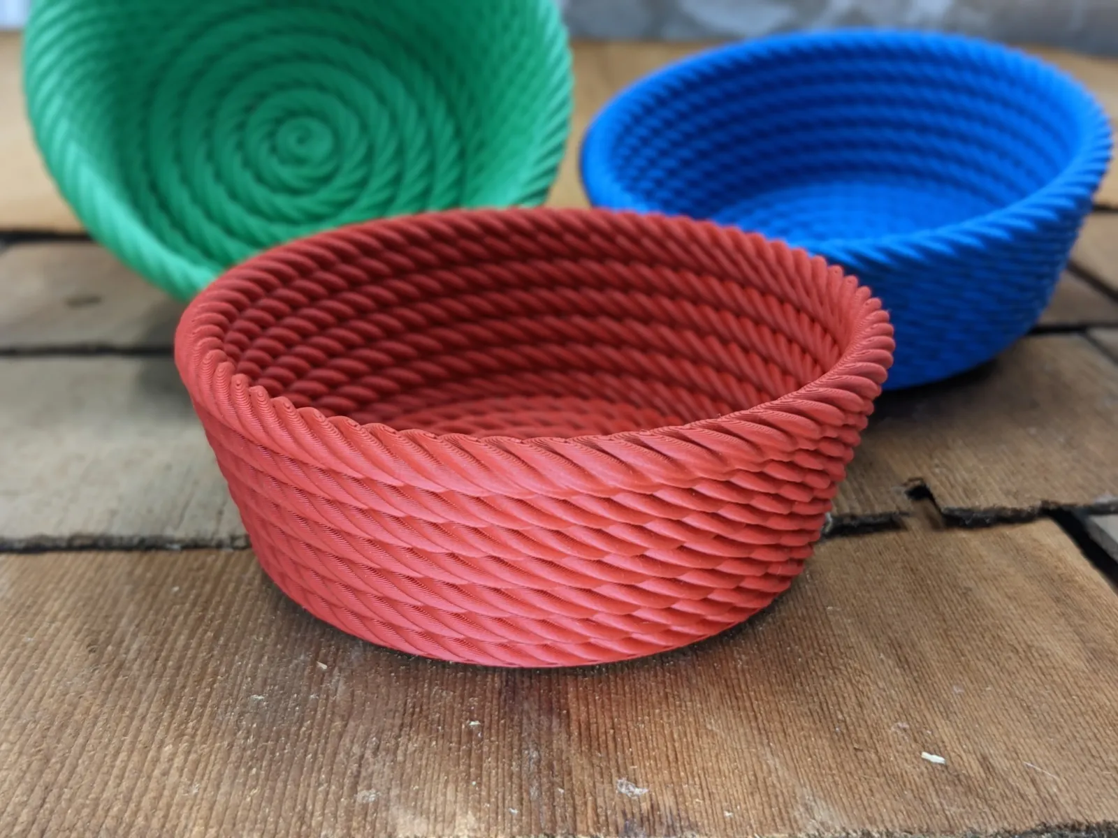 3D printed wall decor-hanging 3D art designs_Rope Bowl