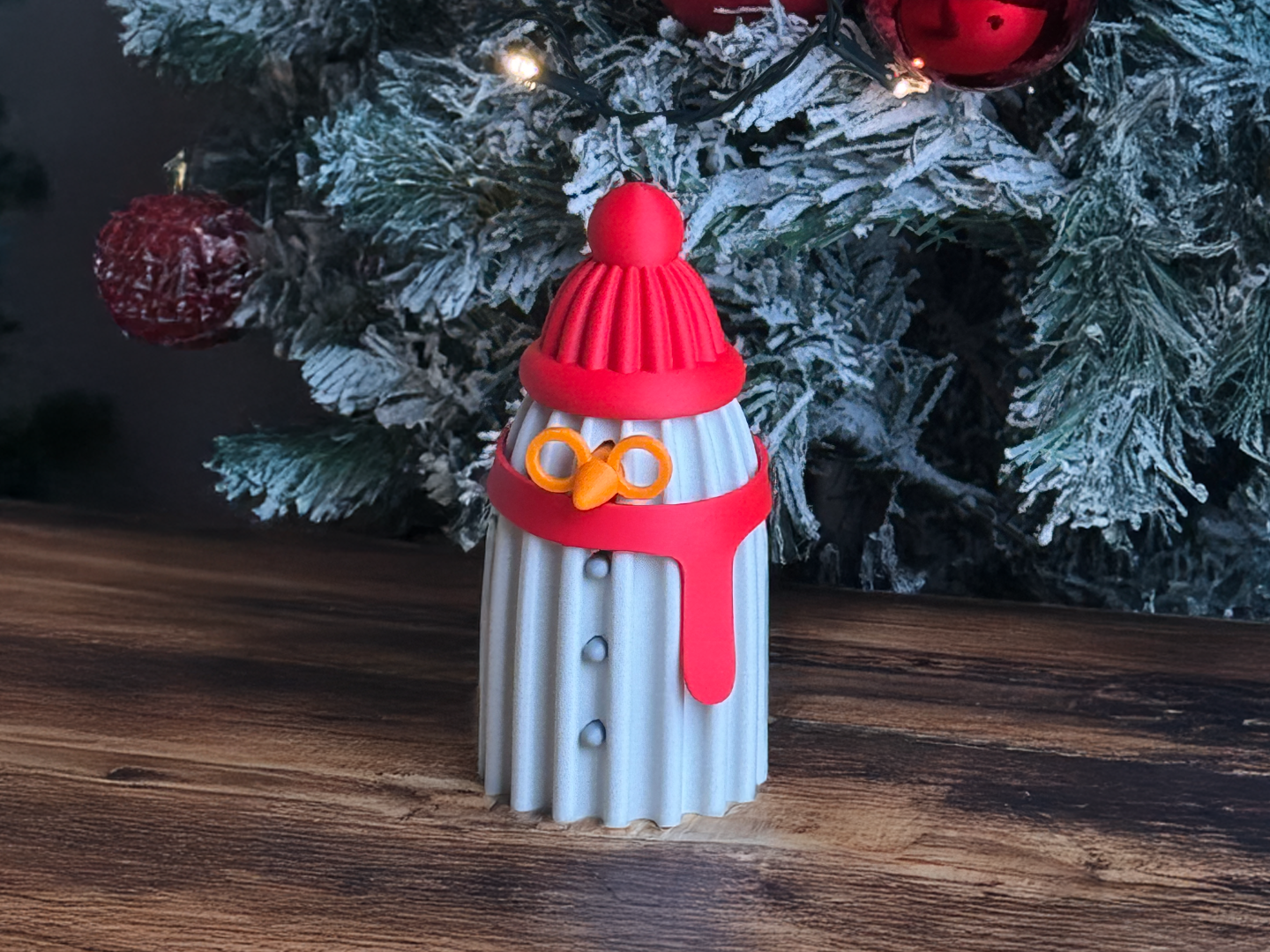 modular toy parts-interlocking 3D models_snowman