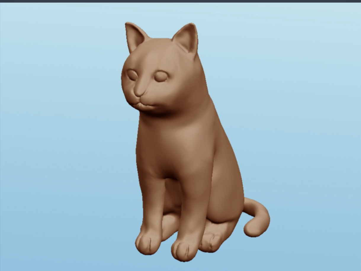 custom logo STL-embossed 3D sign designs_Cat