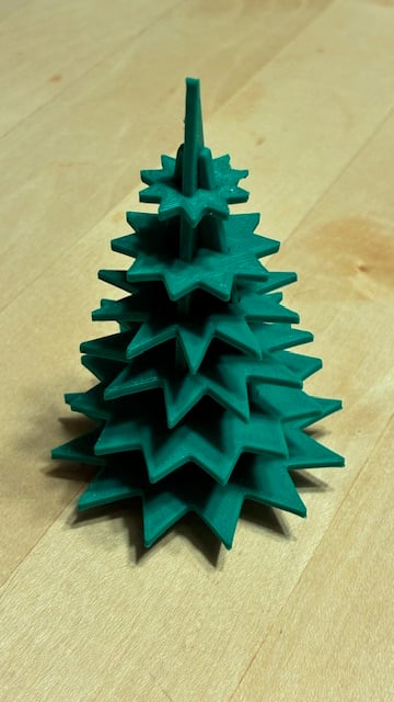 modular toy parts-interlocking 3D models_DIY Christmas tree