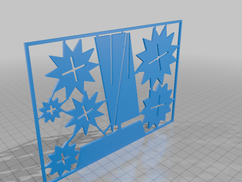 modular toy parts-interlocking 3D models_DIY Christmas tree